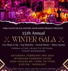 YCBGA 15th Annual Winter Gala